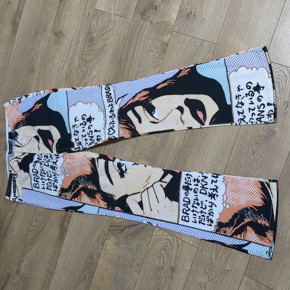 DKNY vintage 90's Pop Art Pants Roy Lichtenstein Juniors size 5
